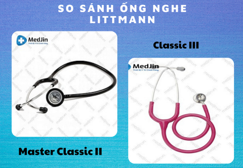 Ống nghe Littmann Classic III  vs Littmann Master Classic 2? Chọn cái nào?